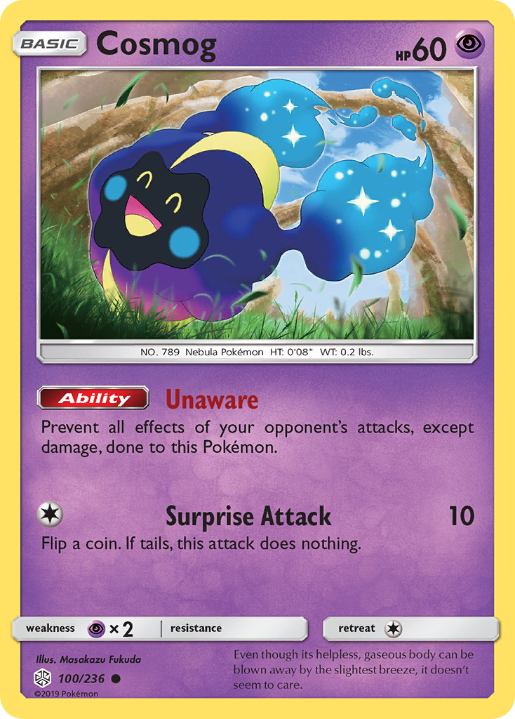 Cosmog (100/236) [Sun & Moon: Cosmic Eclipse] | Chromatic Games