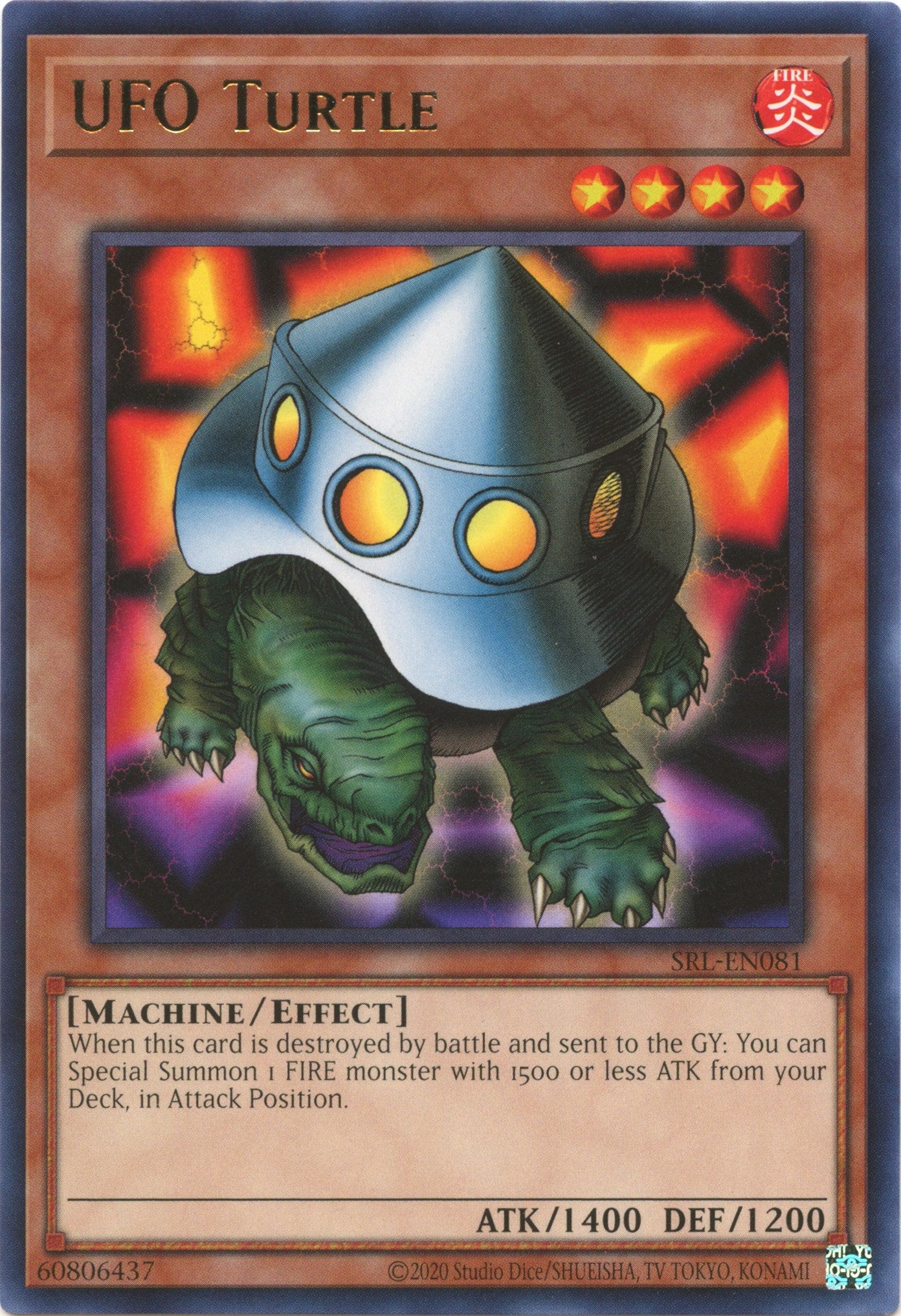UFO Turtle (25th Anniversary) [SRL-EN081] Rare | Chromatic Games