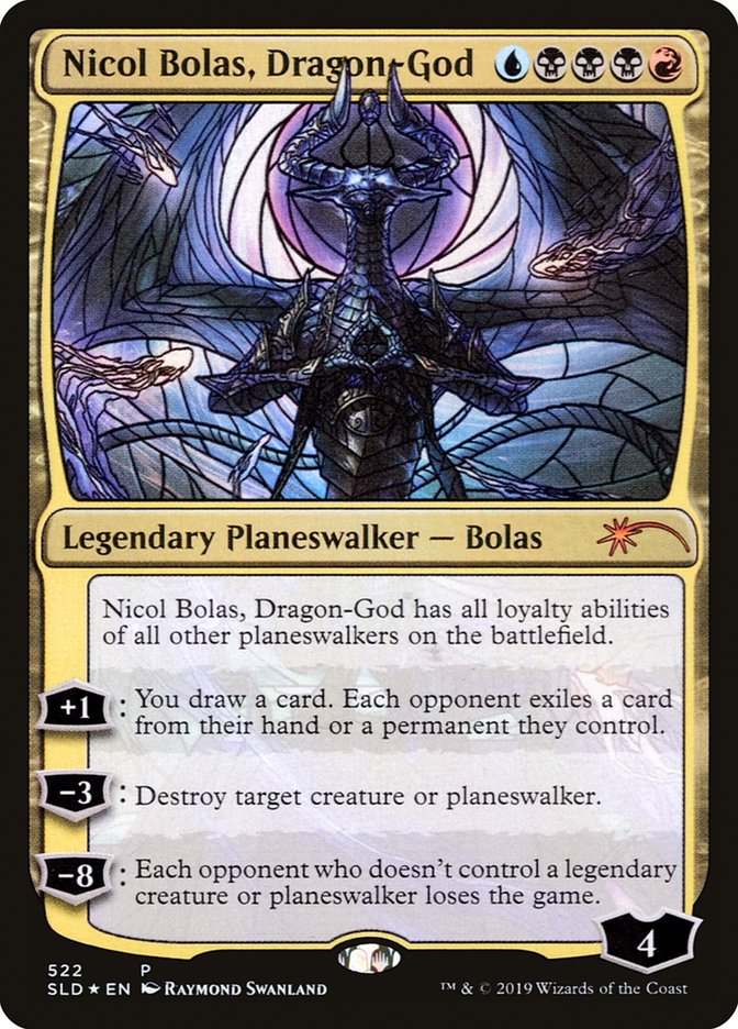 Nicol Bolas, Dragon-God (Stained Glass) [Secret Lair Drop Promos] | Chromatic Games