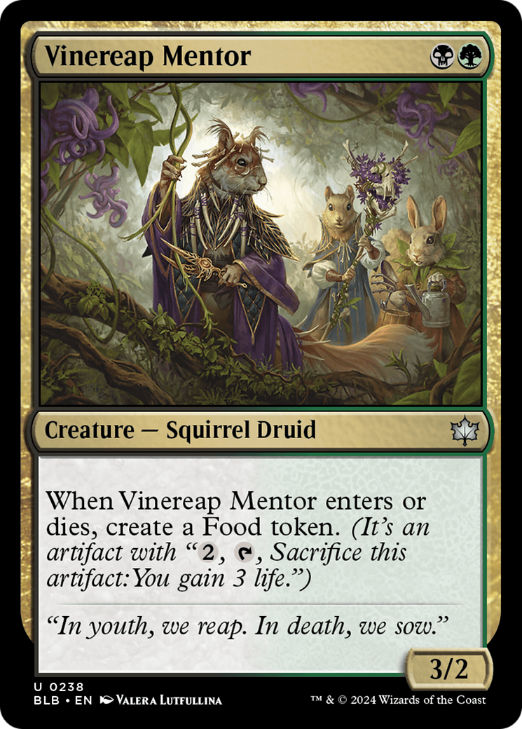 Vinereap Mentor [Bloomburrow] | Chromatic Games