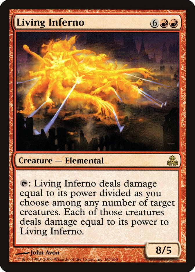 Living Inferno 69/165 (Guildpact)  | Chromatic Games
