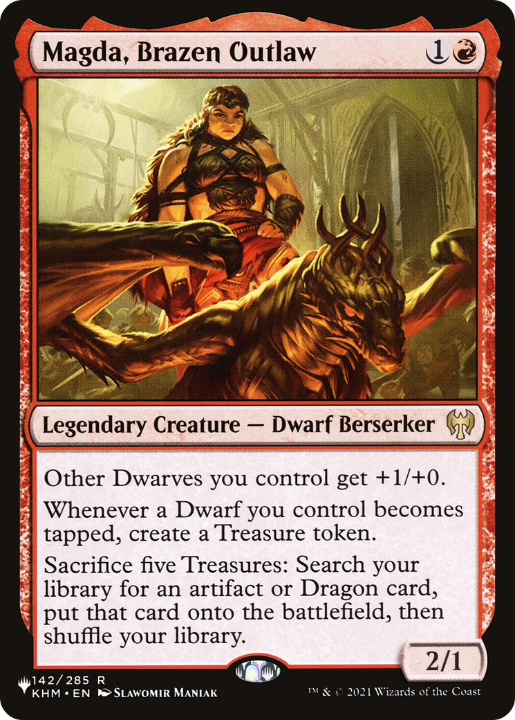 Magda, Brazen Outlaw (KHM) [The List] | Chromatic Games