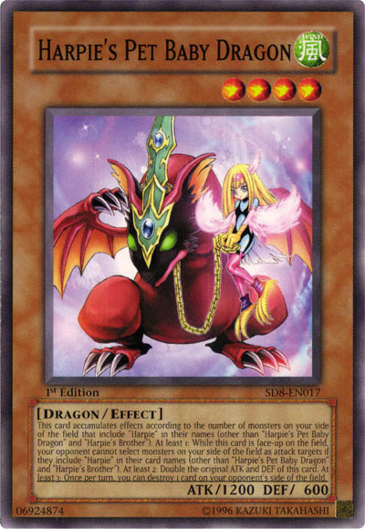 Harpie's Pet Baby Dragon [SD8-EN017] Common | Chromatic Games