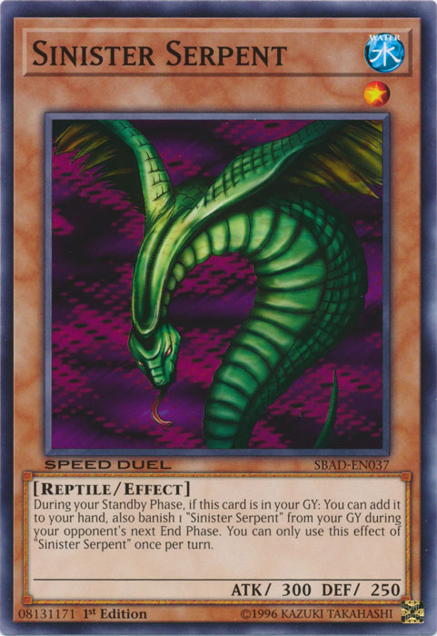 Sinister Serpent [SBAD-EN037] Common | Chromatic Games