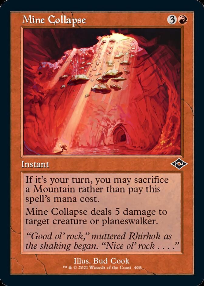 Mine Collapse (Retro Foil Etched) [Modern Horizons 2] | Chromatic Games