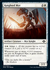 Knighted Myr [Modern Horizons 2] | Chromatic Games