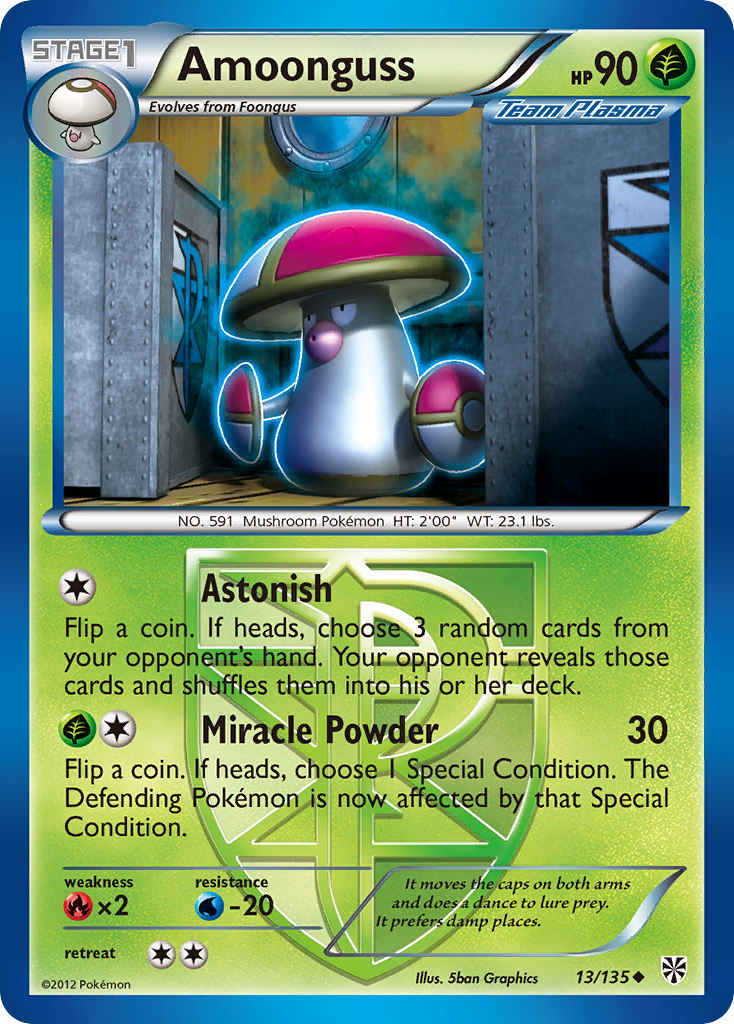 Amoonguss (13/135) [Black & White: Plasma Storm] | Chromatic Games