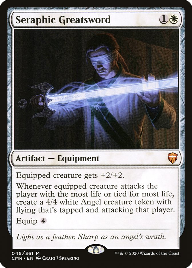 Seraphic Greatsword 45 (Commander Legends)  - Foil | Chromatic Games