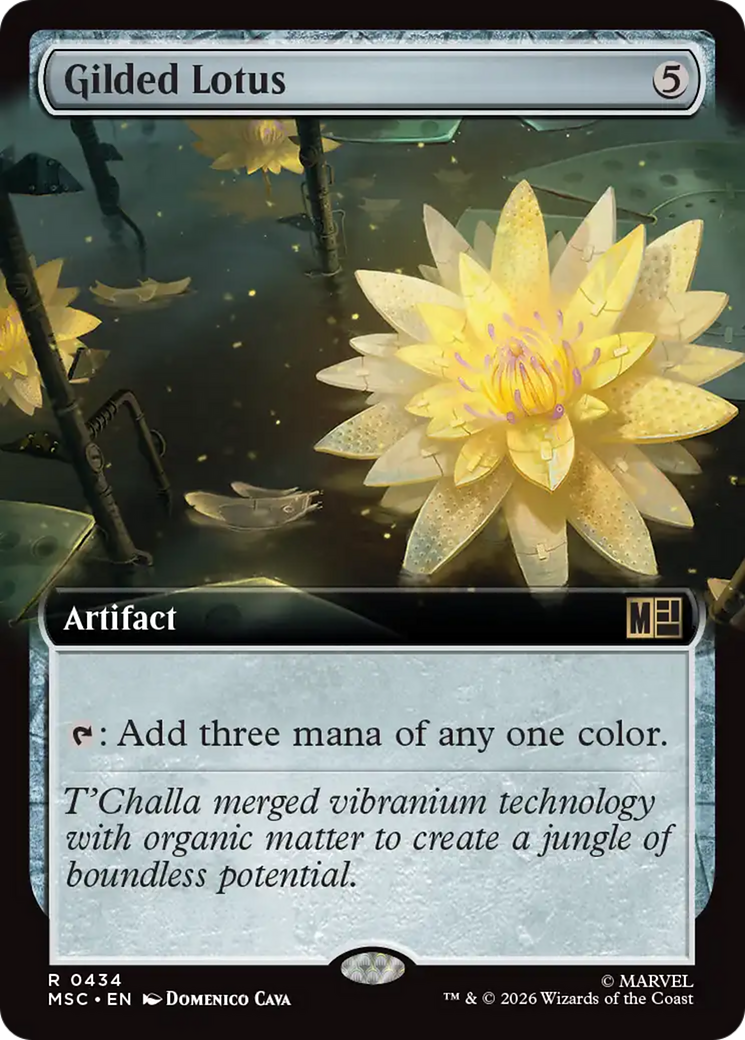 Gilded Lotus (Extended Art) [Marvel Super Heroes Commander] | Chromatic Games