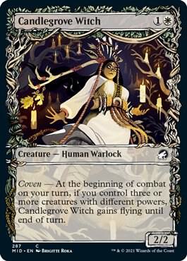 Candlegrove Witch Showcase 287/277 (Innistrad: Midnight Hunt)  | Chromatic Games