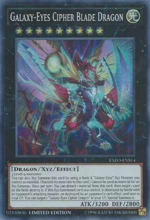 Galaxy-Eyes Cipher Blade Dragon [EXFO-ENSE4] Super Rare | Chromatic Games