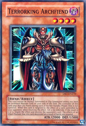Terrorking Archfiend [DR1-EN234] Super Rare | Chromatic Games