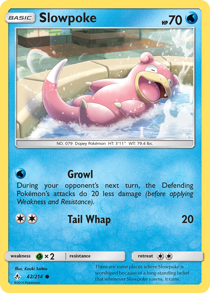 Slowpoke (42/214) [Sun & Moon: Unbroken Bonds] | Chromatic Games