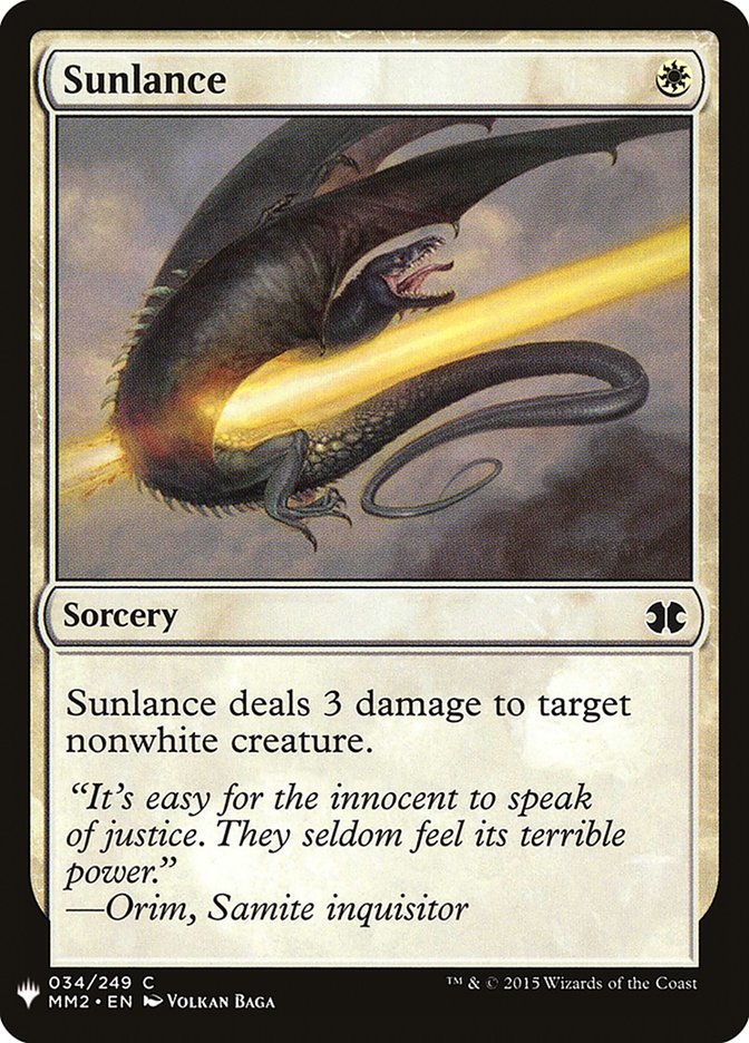 Sunlance [Mystery Booster] | Chromatic Games