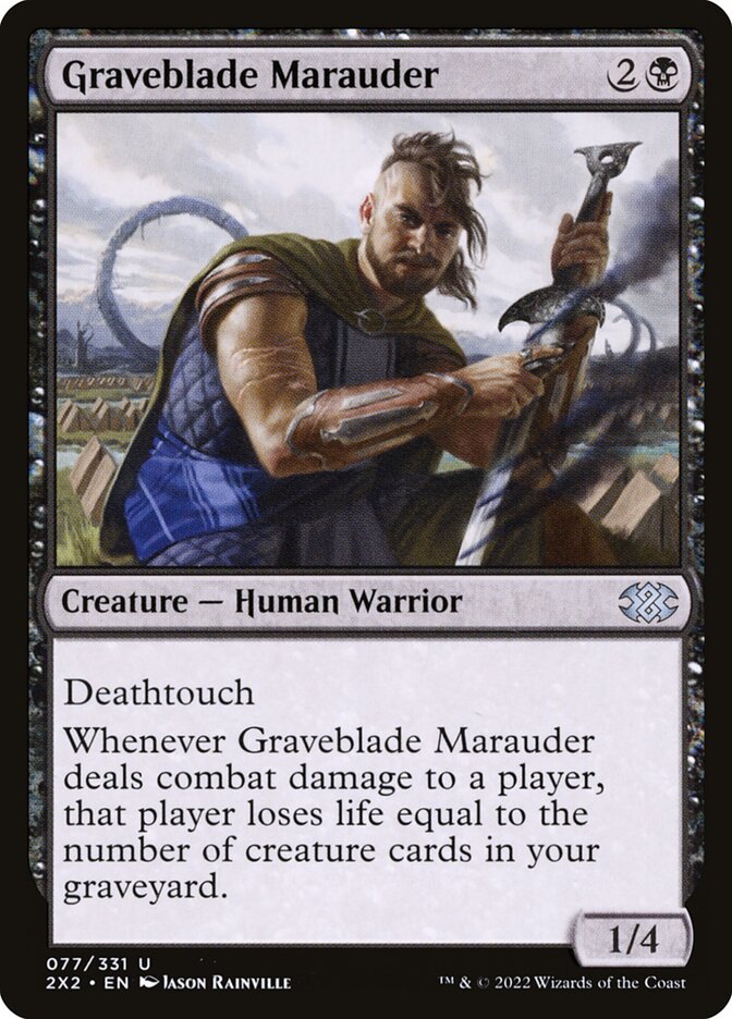 Graveblade Marauder 77/331 (Double Masters 2022)  | Chromatic Games