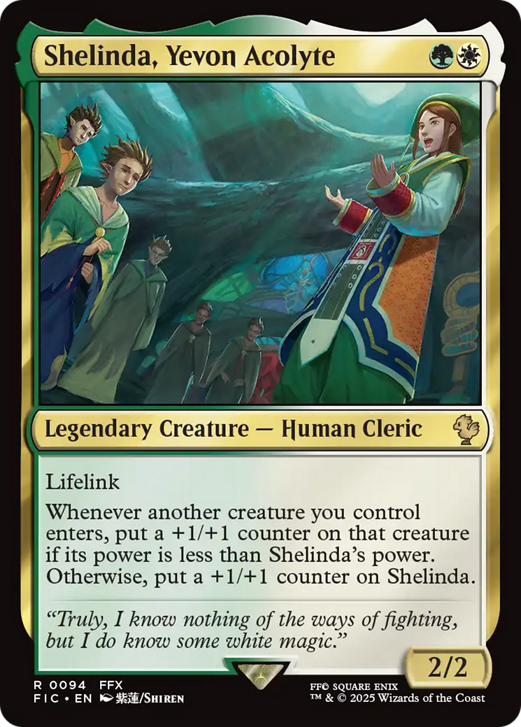 Shelinda, Yevon Acolyte [FINAL FANTASY Commander] | Chromatic Games