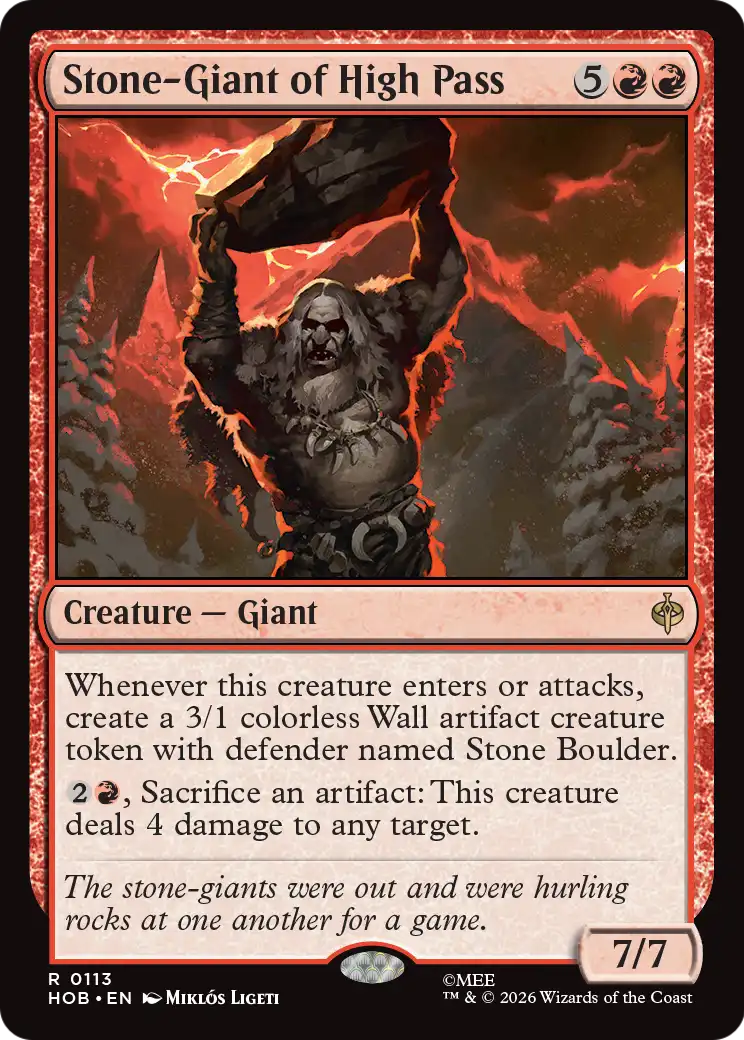 Stone-Giant of High Pass [The Hobbit] | Chromatic Games