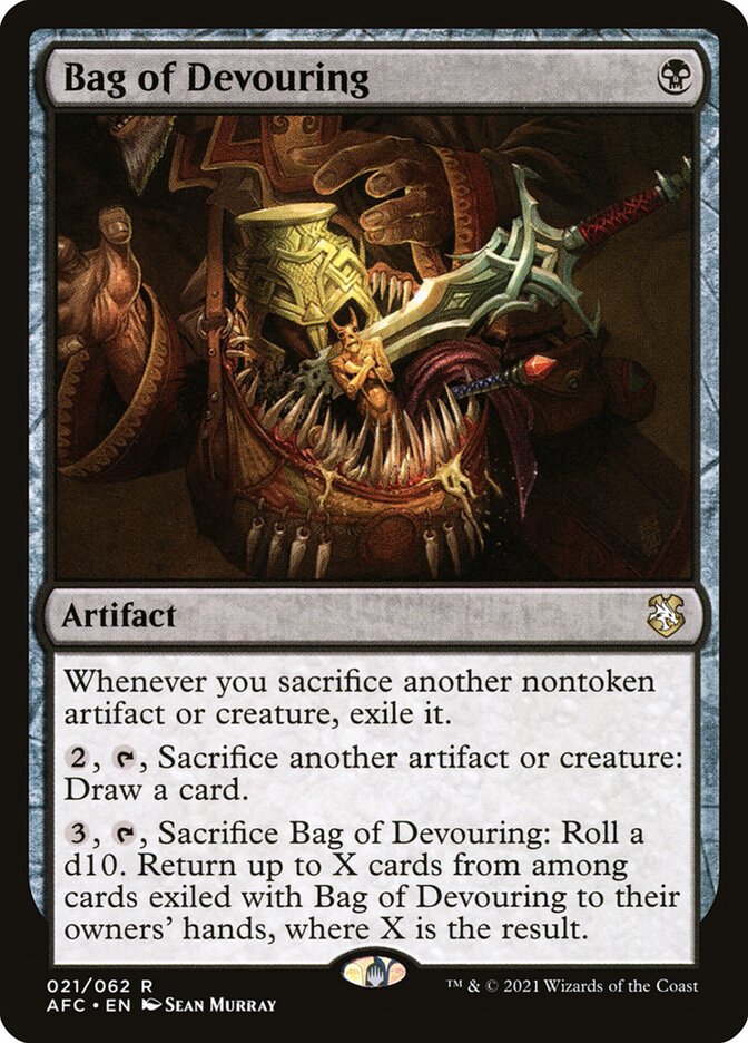 Bag of Devouring 21/62 (Commander: Adventures in the Forgotten Realms)  | Chromatic Games