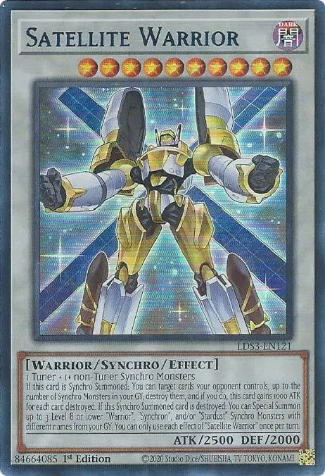 Satellite Warrior (Blue) [LDS3-EN121] Ultra Rare | Chromatic Games