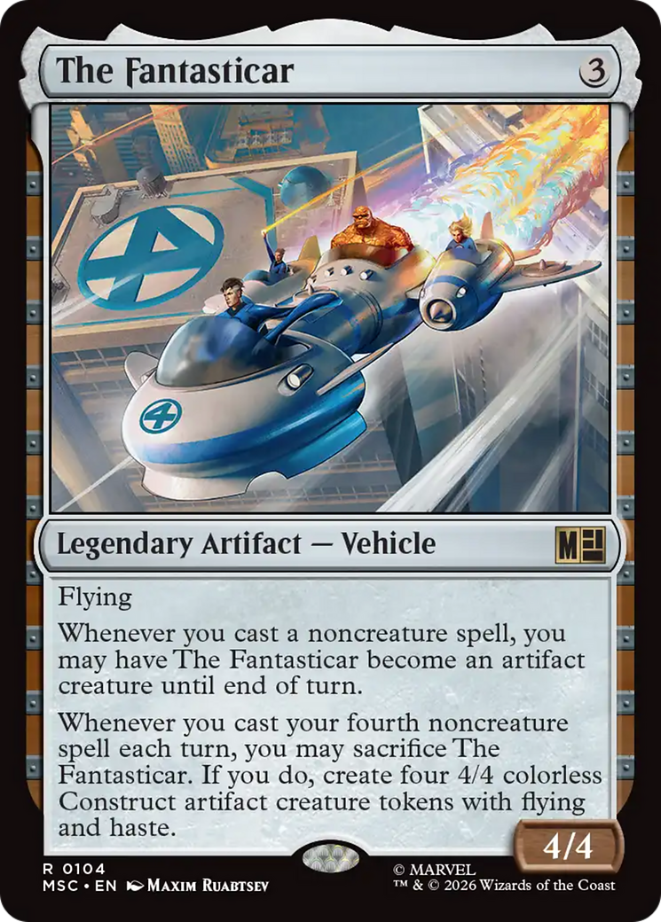 The Fantasticar (Surge Foil) [Marvel Super Heroes Commander] | Chromatic Games