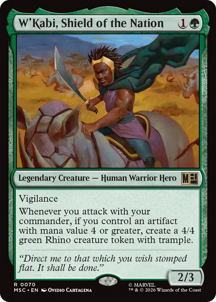 W'Kabi, Shield of the Nation [Marvel Super Heroes Commander] | Chromatic Games