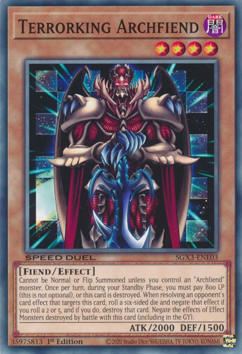 Terrorking Archfiend [SGX3-ENE03] Common | Chromatic Games
