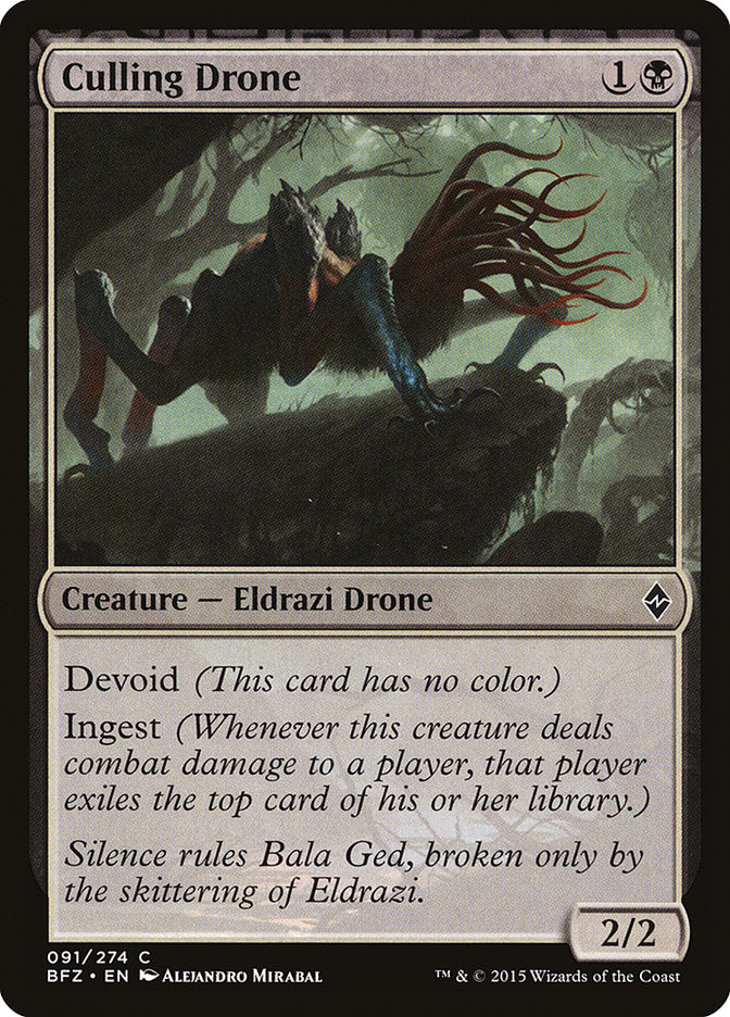Culling Drone 91/274 (Battle for Zendikar)  | Chromatic Games