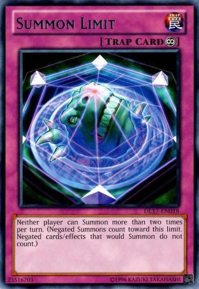 Summon Limit (Green) [DL17-EN018] Rare | Chromatic Games