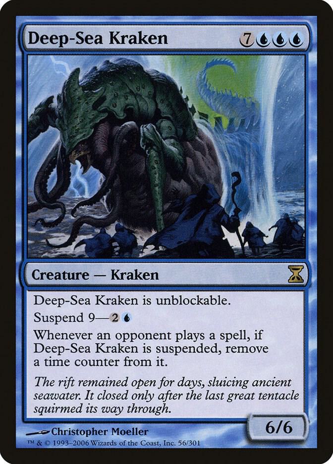 Deep-Sea Kraken 56/301 (Time Spiral)  - Foil | Chromatic Games