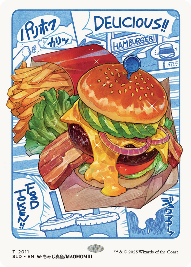 Food Token (2011) (Rainbow Foil) [Secret Lair Drop Series] | Chromatic Games
