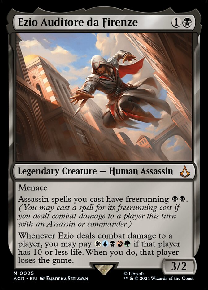 Ezio Auditore da Firenze 25 (Universes Beyond: Assassin's Creed)  - Foil | Chromatic Games