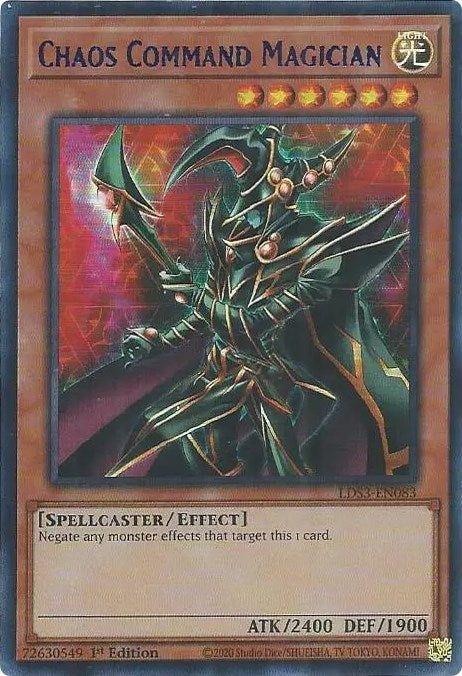 Chaos Command Magician (Blue) [LDS3-EN083] Ultra Rare | Chromatic Games