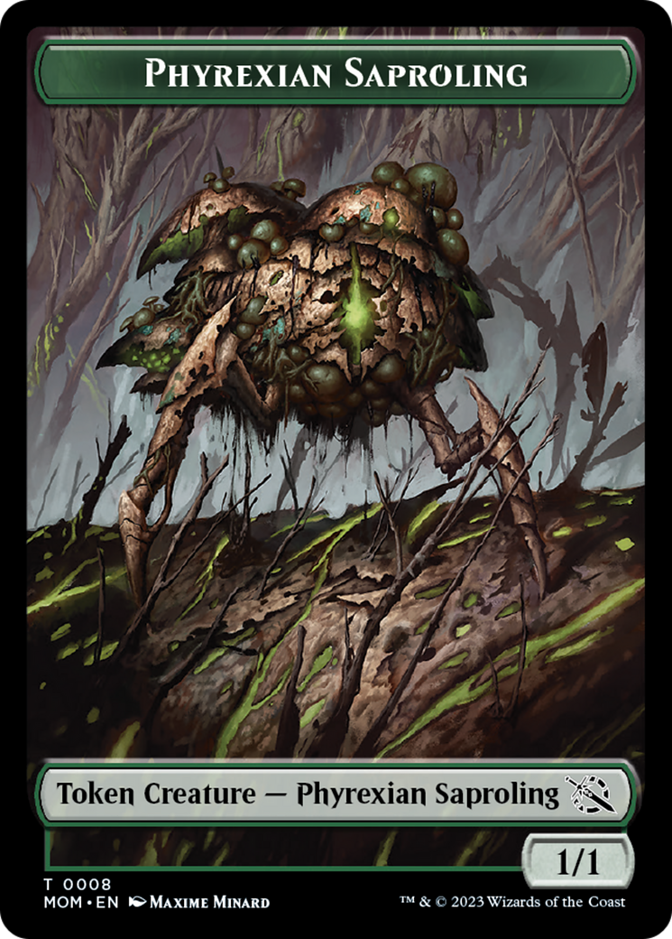 Phyrexian Saproling Token [March of the Machine Tokens] | Chromatic Games