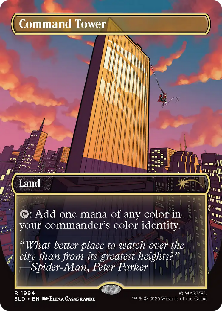 Command Tower (1994) (Rainbow Foil) [Secret Lair Drop Series] | Chromatic Games