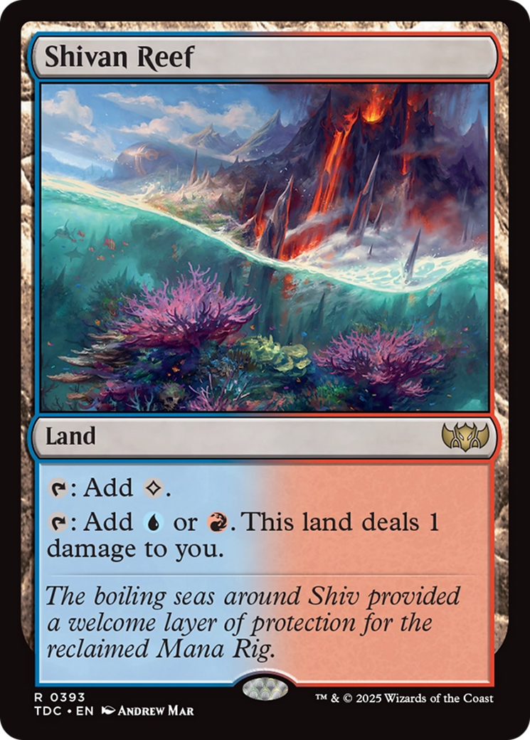 Shivan Reef [Tarkir: Dragonstorm Commander] | Chromatic Games