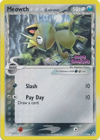 Meowth (71/110) (Delta Species) (Stamped) [EX: Holon Phantoms] | Chromatic Games