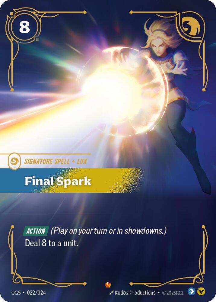 Final Spark 022/024 (Origins: Proving Grounds)  | Chromatic Games
