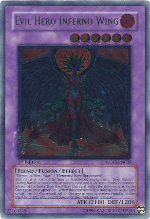 Evil Hero Inferno Wing [GLAS-EN038] Ultimate Rare | Chromatic Games