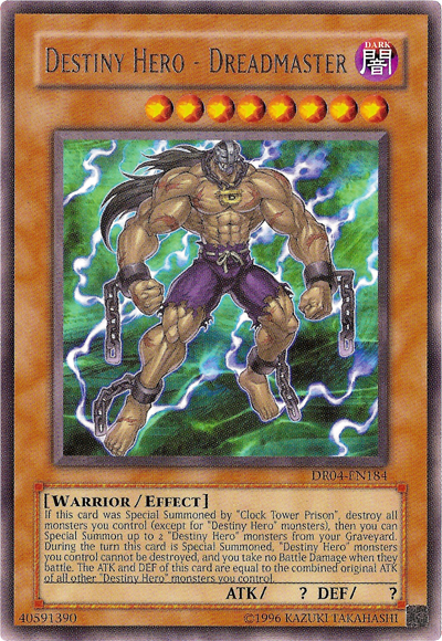 Destiny Hero - Dreadmaster [DR04-EN184] Rare | Chromatic Games