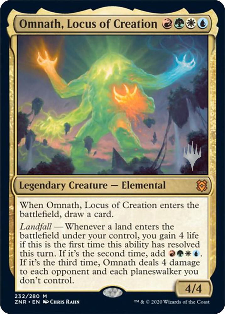 Omnath Locus of Creation 232 (Promo Pack: Zendikar Rising)  | Chromatic Games