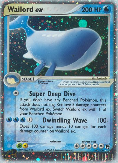 Wailord ex (100/100) [EX: Sandstorm] | Chromatic Games