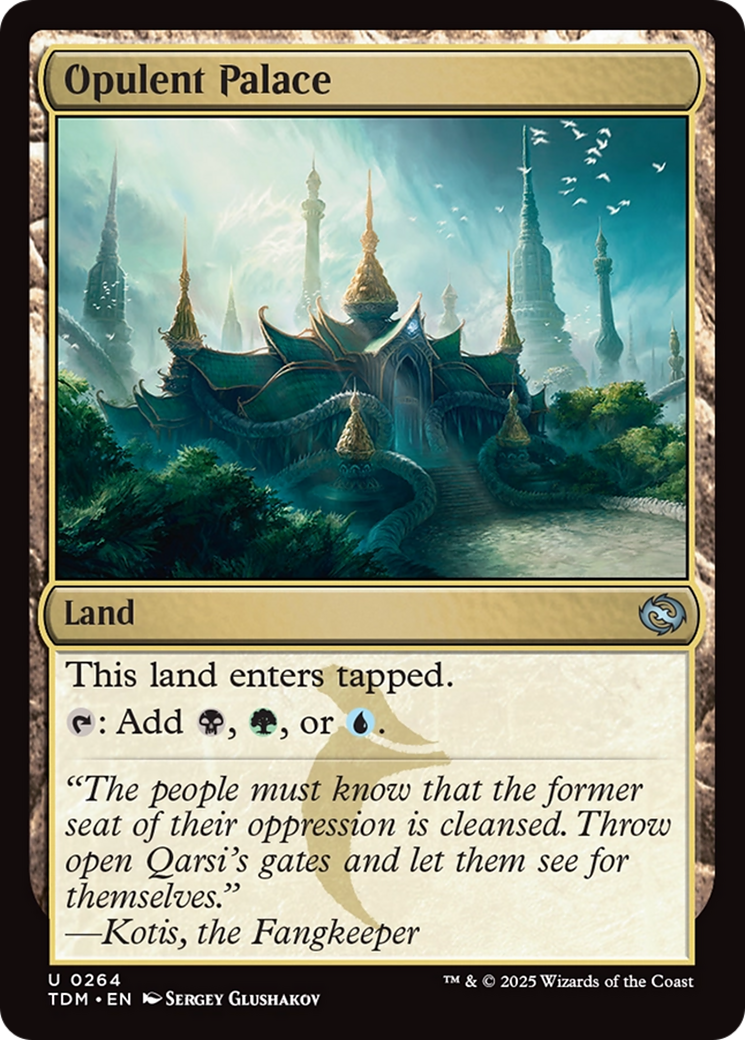 Opulent Palace [Tarkir: Dragonstorm] | Chromatic Games