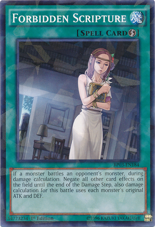 Forbidden Scripture [BP03-EN184] Shatterfoil Rare | Chromatic Games