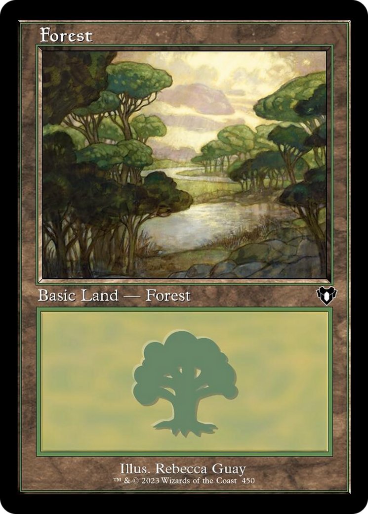 Forest (450) (Retro) [Commander Masters] | Chromatic Games