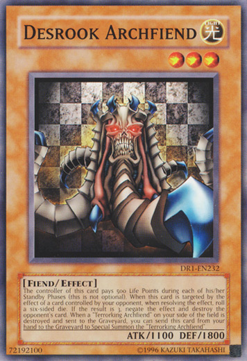 Desrook Archfiend [DR1-EN232] Common | Chromatic Games