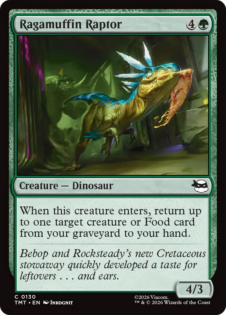 Ragamuffin Raptor [Teenage Mutant Ninja Turtles] | Chromatic Games