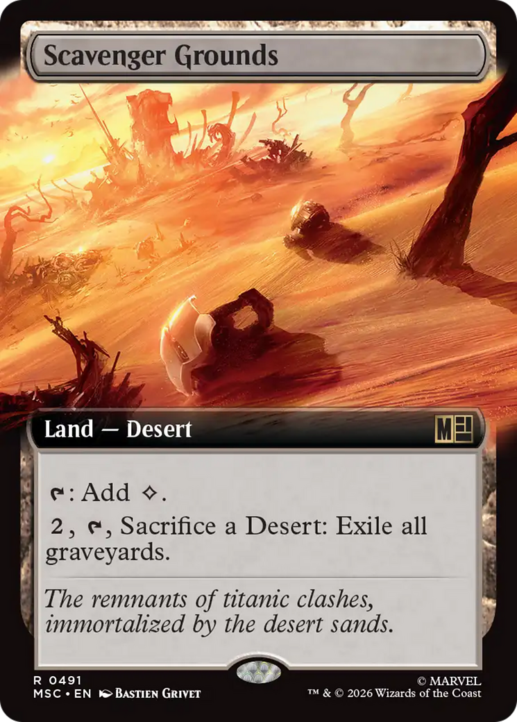 Scavenger Grounds (Extended Art) [Marvel Super Heroes Commander] | Chromatic Games