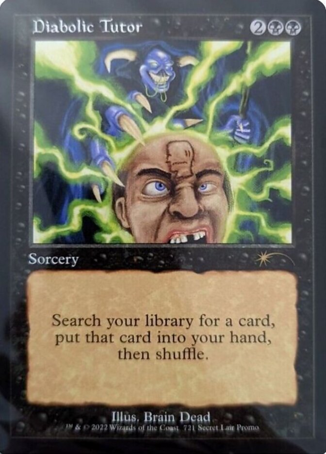 Diabolic Tutor (Retro) [Secret Lair Drop Promos] | Chromatic Games