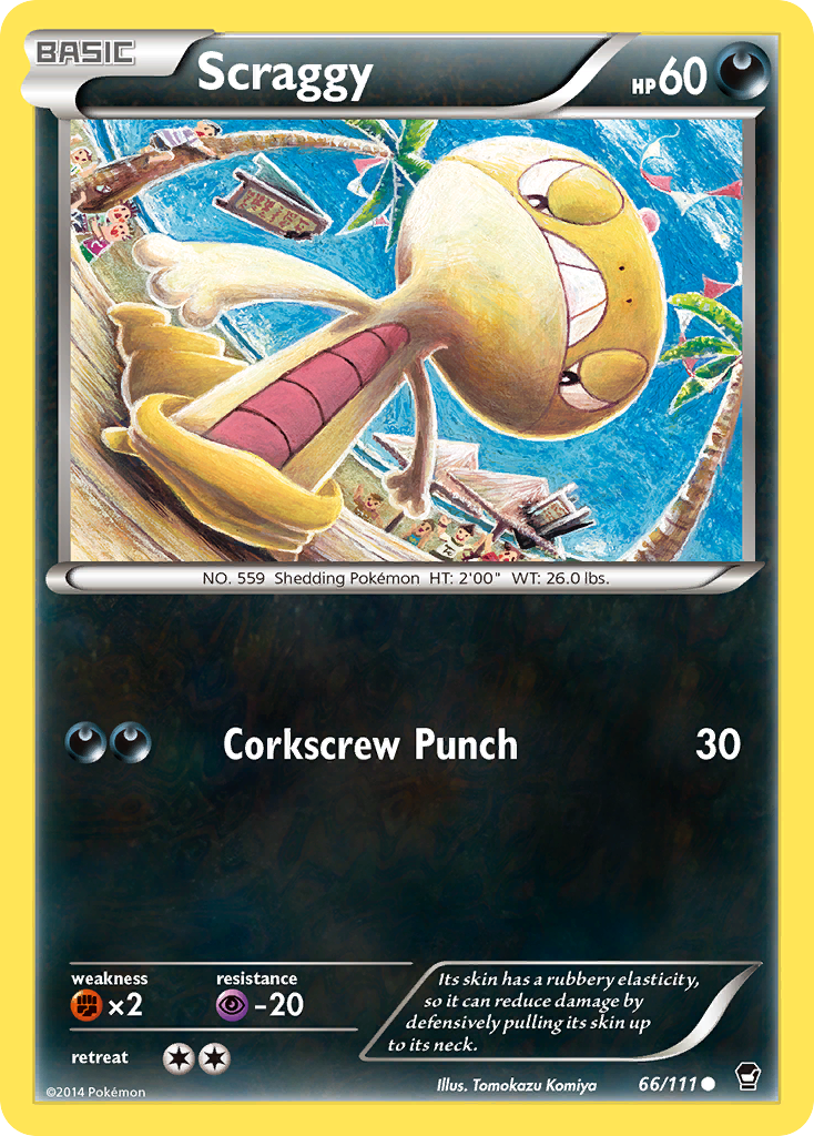 Scraggy (66/111) [XY: Furious Fists] | Chromatic Games