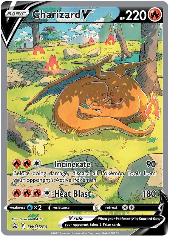 Charizard V (SWSH260) [Sword & Shield: Black Star Promos] | Chromatic Games